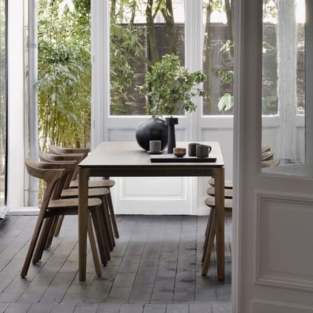 Table rectangulaire Bok bois marron / 240 x 100 cm - 10 personnes - Ethnicraft