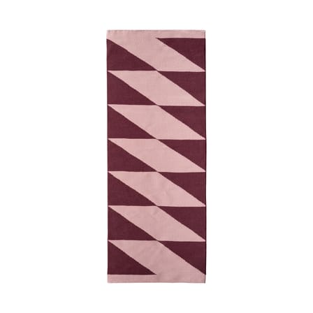 Tapis de couloir Takt rose / 70 x 180 cm - & klevering