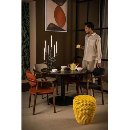 Set de 4 tasses à thé + soucoupes Chess / 200 ml - Pols Potten
