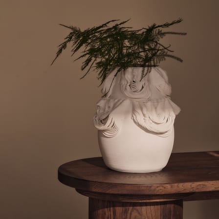 Vase Drisca céramique blanc - Ferm Living