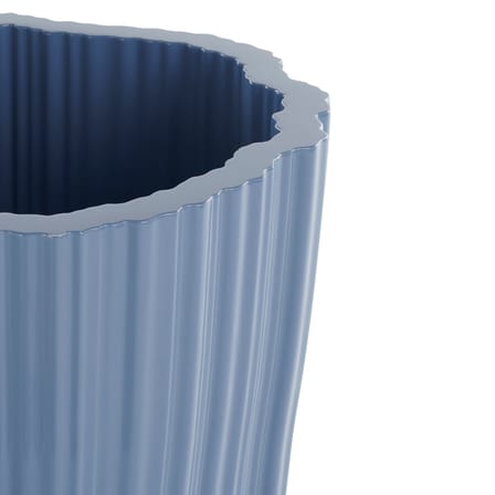 Cache-pot Corteza Small plastique bleu / 50 x 53 cm x H 56 cm - Kartell