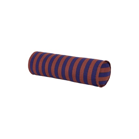 Coussin Vibes Cylinder tissu bleu / Ø 16 x L 50 cm - NOBODINOZ