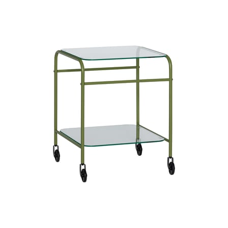 Chariot Zephyr verre vert / 43 x 42 cm - HÜBSCH