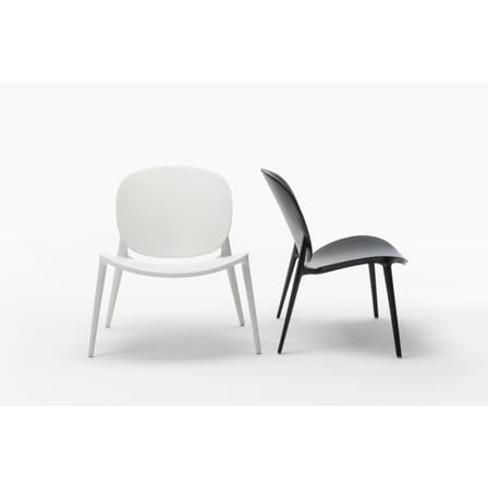 Fauteuil bas Be Bop plastique blanc / Palomba, 2019 - Kartell