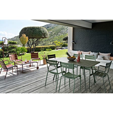 Fauteuil empilable Luxembourg Bridge métal violet - Fermob