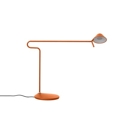 Lampe de bureau Pixi LED métal orange / Orientable - Fermob