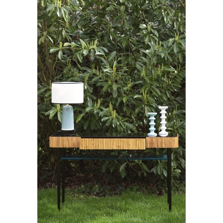 Lampe de table Sicilia Small céramique vert / H 50 cm - Maison Sarah Lavoine