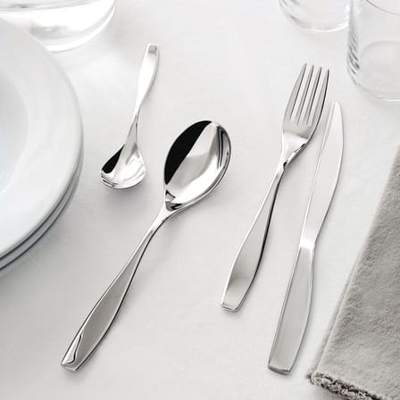 Ménagère Duna métal / 24 couverts - 6 personnes - Alessi