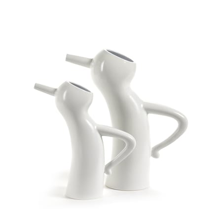 Carafe Monsieur Cruchot céramique blanc / Arrosoir - 0,5 L - Taille S - Serax