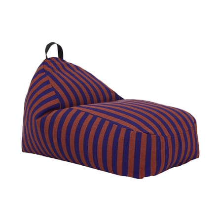 Pouf bambini Bliss tessuto blu - NOBODINOZ