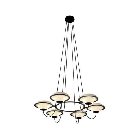 Suspension In The Air 6 verre blanc / Ø 106,2 cm - DCW éditions