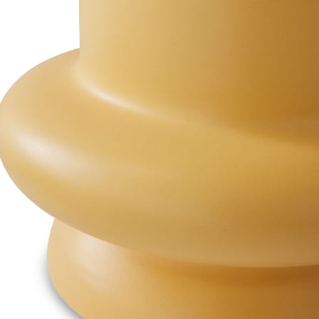 Table d'appoint Cosmos céramique jaune / Ø 41 x H 40 cm - HK LIVING