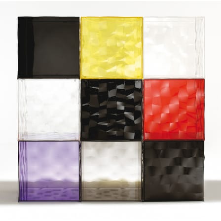 Rangement Optic plastique transparent / avec porte - Patrick Jouin, 2006 - Kartell