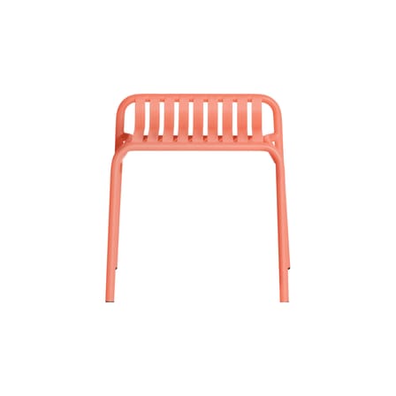 Tabouret empilable Week-end métal orange / Aluminium - Petite Friture
