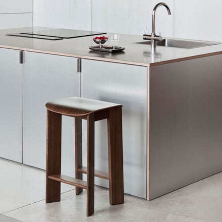 Tabouret haut Chisel 30 High bois naturel / H 75 cm - Hay