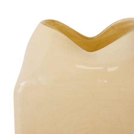 Vase Forma verre beige - HK LIVING