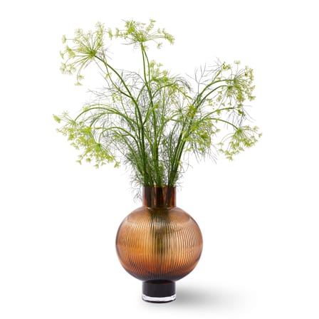 Vase Hot Air Balloon verre marron / H 30 cm - POLSPOTTEN
