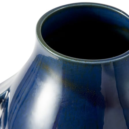 Vase Quillie Small céramique bleu / Ø 18 x H 32 cm - Pols Potten
