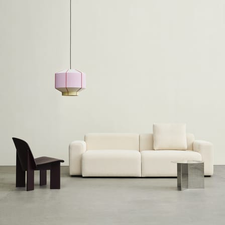 Chisel Armchair wood red - Hay