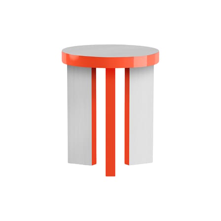 Beistelltisch Slice me nice corian orange / Ø 40 x H 49 cm - Zanotta