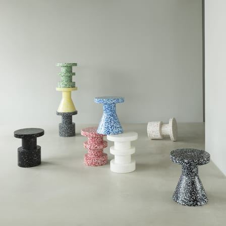 Table d'appoint Bit Cone / Table d'appoint - H 42 cm / Recyclé - Normann Copenhagen