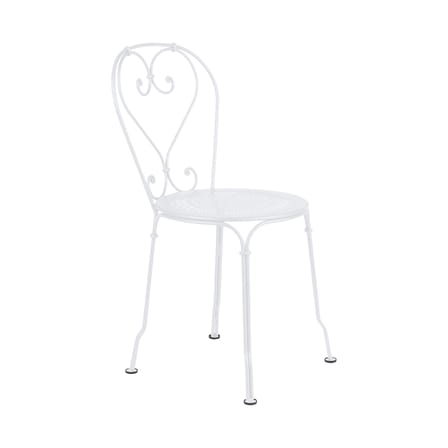 Chaise empilable 1900 métal blanc - Fermob