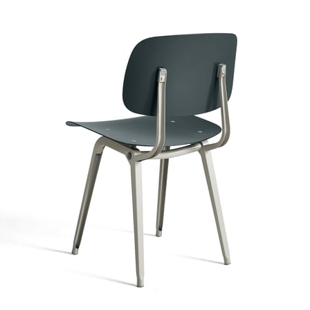 Chaise Revolt plastique gris / Réédition 1950' / Seconde vie - Hay