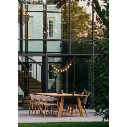 Guirlande lumineuse extérieur Light My Table plastique noir / Avec fixations pour plateaux de tables - Vincent Sheppard