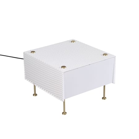 Lampe de table G61 Small métal blanc / Réédition 1959, Pierre Guariche - SAMMODE STUDIO