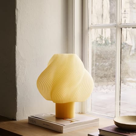 Lampe de table Soft Serve Grande jaune / H 35 cm - CRÈME ATELIER