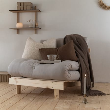 Fauteuil convertible Roots / Dormeuse & lit d'appoint - 3 positions / Structure noire - KARUP DESIGN