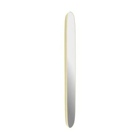 Miroir mural Framed XL métal jaune / 150 x 50 cm - Muuto
