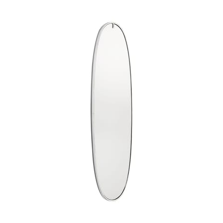 Miroir lumineux La Plus Belle argent métal LED / By Starck - H 205 cm - Flos
