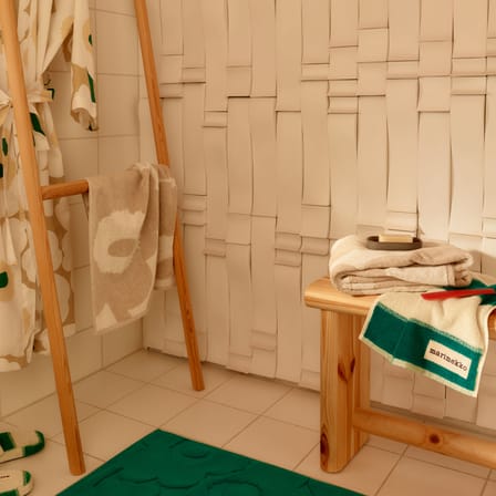 Serviette de toilette Galleria vert / 30 x 50 cm - Marimekko