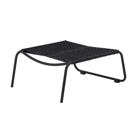 Set fauteuil & repose-pieds Boel / Tressage corde - Coussin inclus - Bloomingville