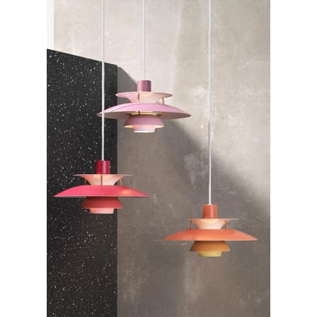 Suspension PH 5 Mini métal rose / Ø 30 cm - Louis Poulsen