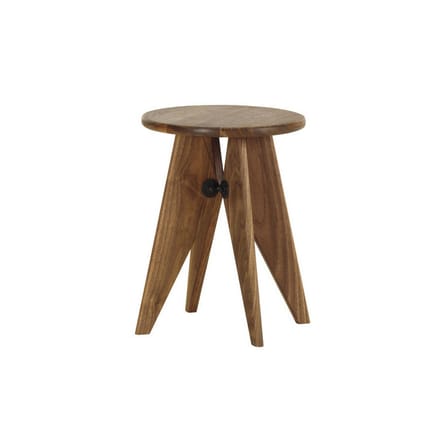 Tabouret Bois bois naturel / By Jean Prouvé, 1941 - Vitra