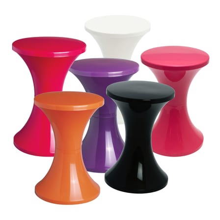 Tabouret Tam Tam violet seventies / Réédition 1968 - Stamp Edition