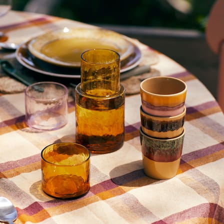 Set de 6 tasses à café 70s ceramics / 23 cl - HK LIVING