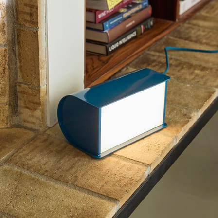 Tischleuchte Book LED metall blau - HÜBSCH