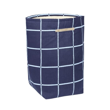 Korb Vibes textil blau / H 56 cm - NOBODINOZ