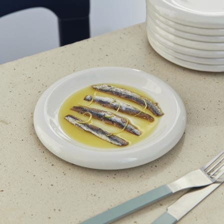 Set de 2 assiettes à dessert Barro céramique / Ø 18 cm - Hay