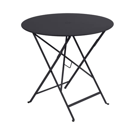 Table pliante Bistro / Ø 77cm - Trou pour parasol - Fermob