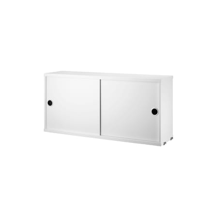 Caisson / 2 portes coulissantes - L 78 x P 20 x H 37 cm - String Furniture