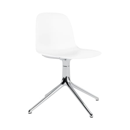 Chaise pivotante Form 4L plastique blanc - Normann Copenhagen
