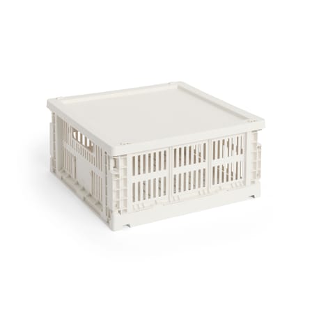 Couvercle  plastique blanc / Pour panier Colour Crate Medium Square & Cube 30 x 30 cm - Hay