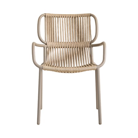 Fauteuil de repas Ribbon beige / Corde polypropylène - Vincent Sheppard