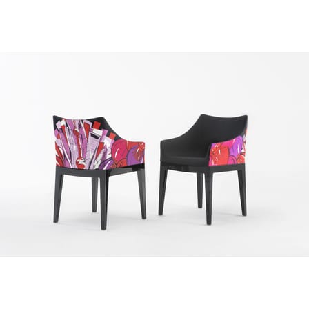 Fauteuil rembourré Madame tissu multicolore / By Emilio Pucci - Kartell