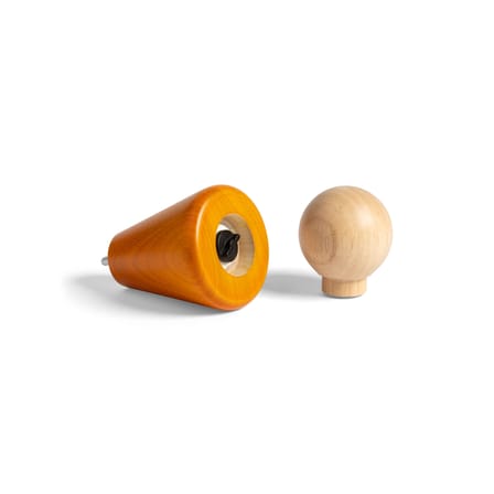 Gewürzmühle Halma Small holz orange / H 15 cm - & klevering