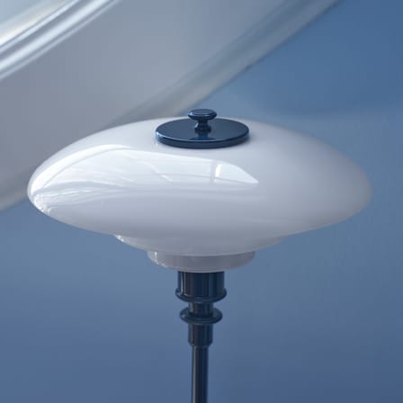 Lampada da tavolo PH 2/1 vetro blu / Ristampa del 1927 - Louis Poulsen